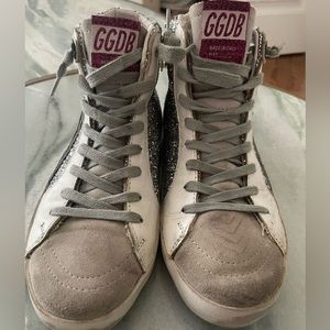 GGDB Slide Glitter Star Wave Kids high tops